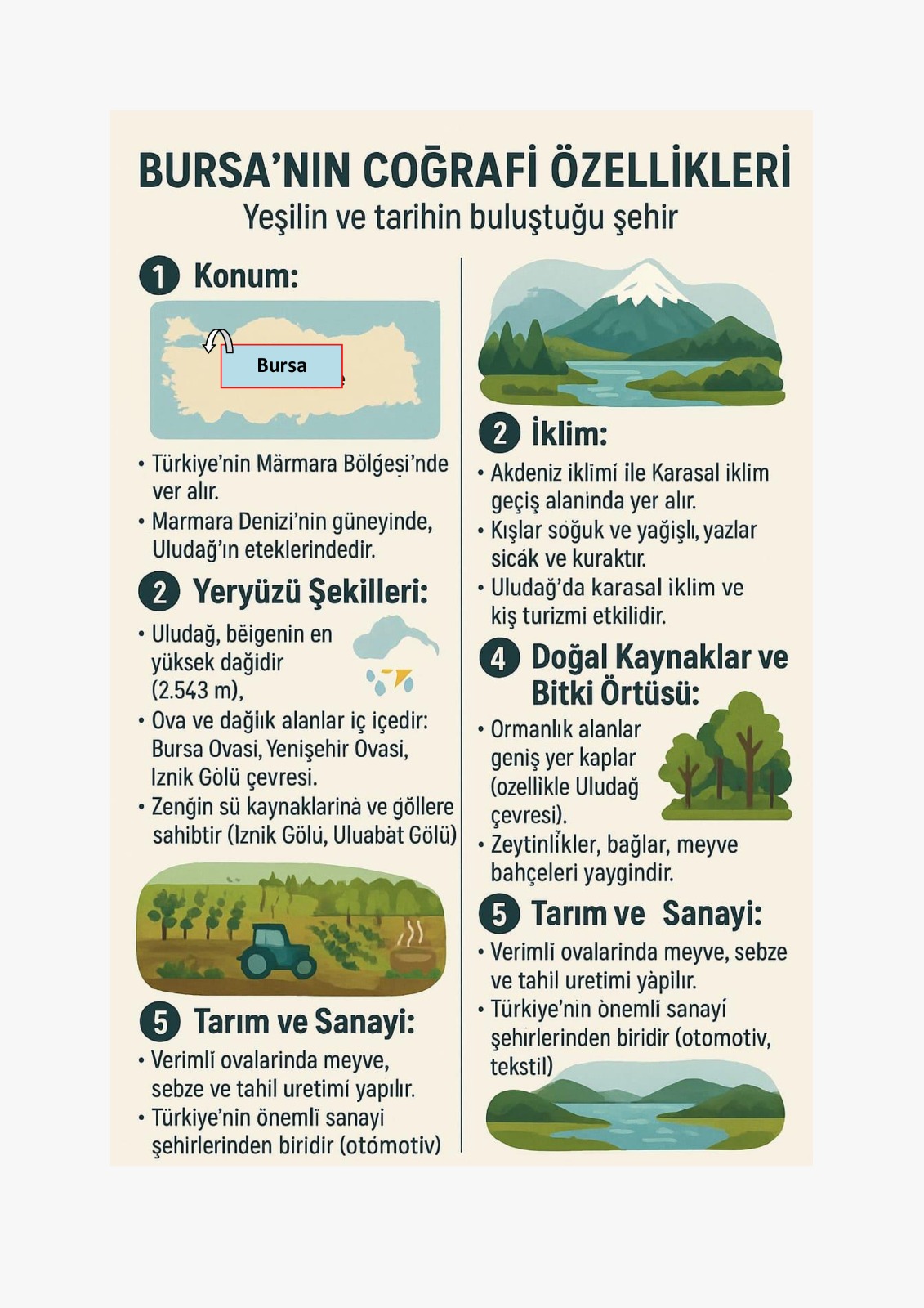 Bursa Coğrafi Özellik 1